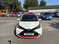 Used Toyota Aygo x-press 68 HP (50 kW) 2018 White Hatchback