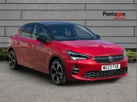 Used Vauxhall Corsa Ultimate 128 HP (94 kW) 2023 Red Hatchback