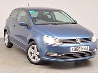 Used VW Polo Match 60 HP (44 kW) 2016 Blue Hatchback