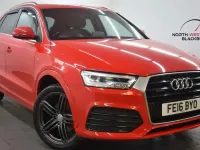 Used Audi Q3 S-line plus 184 HP (135 kW) 2016 Red SUV