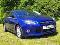 Used Ford Focus Titanium 123 HP (90 kW) 2014 Blue Hatchback
