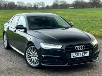 Begagnad Audi A6 S-Line 190 HK (139 kW) 2017 Svart Sedan