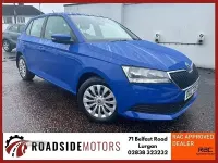Used Skoda Fabia 2020 Blue Hatchback