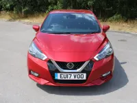 Used Nissan Micra Acenta 90 HP (66 kW) 2017 Red Hatchback