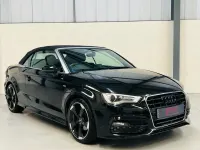 Used Audi A3 Cabriolet S-Line 110 HP (80 kW) 2016 Black Cabriolet
