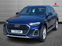 Used Audi Q5 S-Line 261 HP (191 kW) 2021 Blue SUV