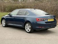 Used Skoda Superb SE L 190 HP (139 kW) 2021 Blue Hatchback