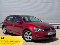 Used VW Golf VII Edition 125 HP (91 kW) 2016 Red Hatchback