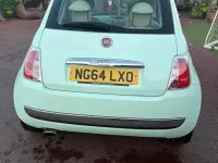 Used Fiat 500 Lounge 69 HP (50 kW) 2015 Green Hatchback