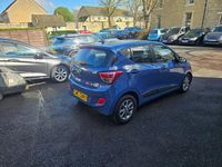 Usado Hyundai i10 Premium 87 HP (63 kW) 2015 Azul Citadino
