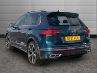 Used VW Tiguan R-line 150 HP (110 kW) 2021 Blue SUV