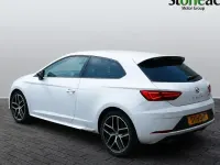 Used Seat Leon SC FR 125 HP (91 kW) 2018 White Hatchback