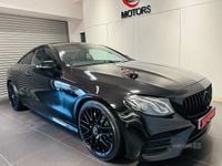 Used Mercedes E220 AMG line 2018 Black Coupe