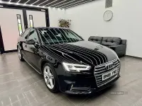 Used Audi A4 S-Line 190 HP (139 kW) 2018 Black Sedan