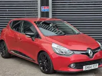 Used Renault Clio Dynamique 90 HP (66 kW) 2014 Red Hatchback