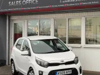 Used Kia Picanto 83 HP (61 kW) 2019 White Hatchback