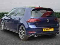 Used VW Golf VII GTI 2018 Blue Hatchback