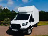 Used Ford Transit S 130 HP (95 kW) 2021 White Cabriolet