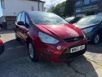 Used Ford S-MAX Zetec 140 HP (102 kW) 2014 Red MPV