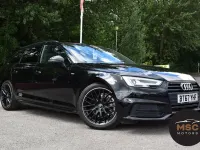 Used Audi A4 Black Edition 150 HP (110 kW) 2017 Black Estate