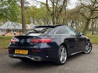 Begagnad Mercedes E220 AMG Line Premium Plus 2017 Blå Sportkupé