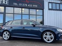 Used Audi A3 Sportback S-Line 2019 Blue Hatchback