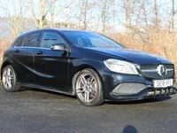Used Mercedes A160 AMG line 102 HP (75 kW) 2018 Black Hatchback