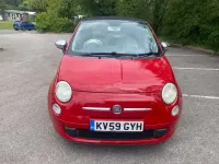 Used Fiat 500C Pop 2009 Red Cabriolet