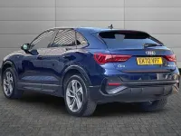 Used Audi Q3 Sportback Black Edition 242 HP (177 kW) 2022 Navarra blue SUV