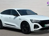 Used Audi e-tron Sportback Black Edition 250 kW (340 HP) 2024 White SUV
