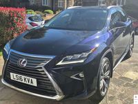 Used Lexus RX450h Luxury Line 2016 Blue SUV