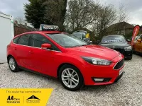 Used Ford Focus Zetec 2015 Red Hatchback