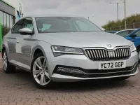 Used Skoda Superb SE L 147 HP (108 kW) 2022 Brilliant silver metallic Hatchback