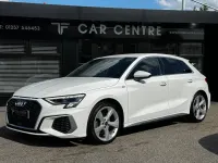 Used Audi A3 Sportback S-Line 150 HP (110 kW) 2020 White Hatchback