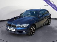 Used BMW 118 Sport Line 2015 Blue Hatchback
