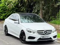 Used Mercedes E220 AMG Line Premium 177 HP (130 kW) 2014 White Sedan
