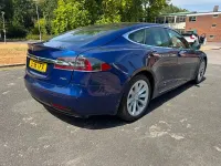 Used Tesla Model S 75 kW (102 HP) 2018 Blue Hatchback