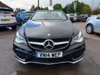 Used Mercedes E220 AMG 170 HP (125 kW) 2014 Black Cabriolet