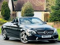 Used Mercedes C250 AMG Line Premium Plus 2017 Black Cabriolet