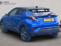 Used Toyota C-HR 116 HP (85 kW) 2017 Nebula blue bitone SUV