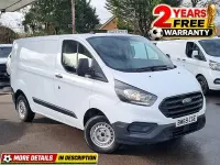 Used Ford Transit Custom 105 HP (77 kW) 2019 White Van