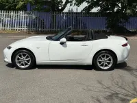 Used Mazda MX5 131 HP (96 kW) 2016 White Cabriolet