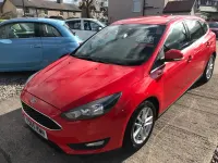 Used Ford Focus Zetec 120 HP (88 kW) 2015 Red Hatchback