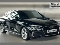 Used Audi A3 S-Line 147 HP (108 kW) 2023 Black Sedan