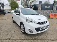 Used Nissan Micra Acenta 2015 White Hatchback