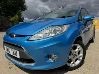 Used Ford Fiesta Zetec 81 HP (59 kW) 2012 Blue Hatchback