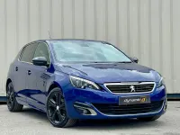 Used Peugeot 308 GT-line 120 HP (88 kW) 2017 Blue Hatchback
