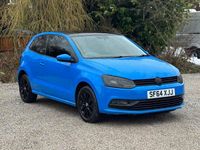 Used VW Polo SE 60 HP (44 kW) 2014 Blue Hatchback