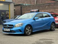 Used Mercedes A180 SE 109 HP (80 kW) 2015 Blue Hatchback