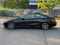 Used Mercedes E350 AMG line 2015 Black Coupe